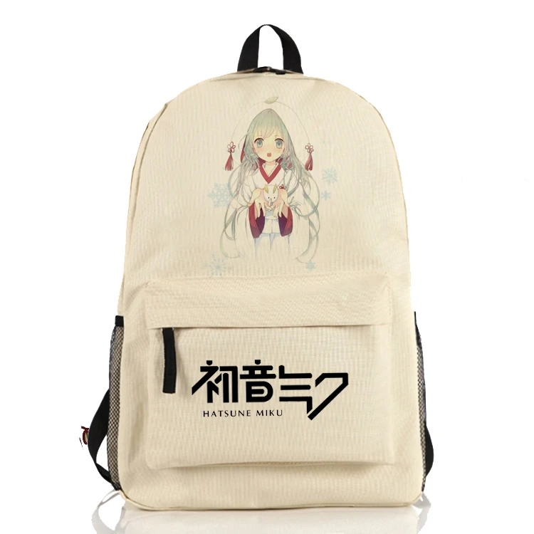 5 Аниме Хацунэ Мику Vocaloid COS рюкзак сумки на плечо студенческий рюкзак школьные сумки для мальчиков девочек Mochila - Цвет: 5
