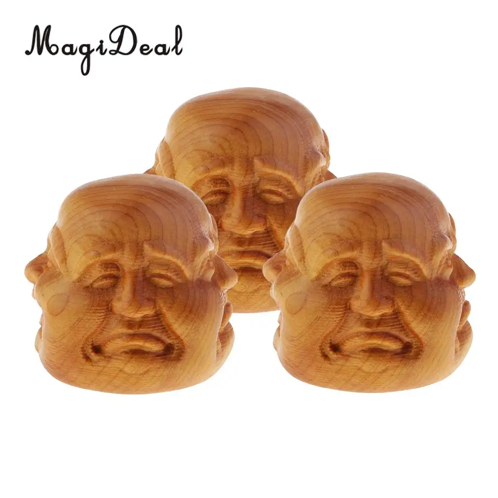 3 шт ручной резной деревянные украшения статуя Будды Дома Офиса