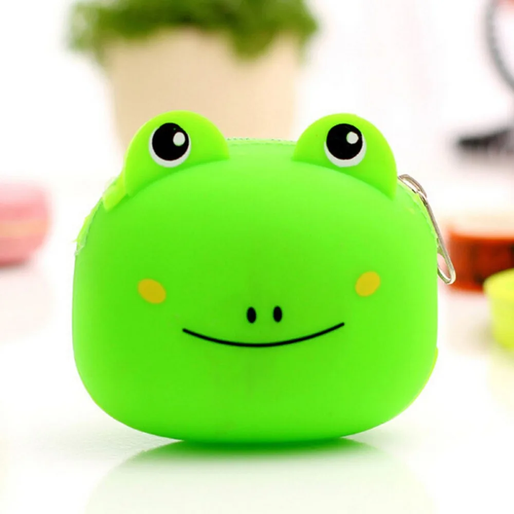 Женские и детские кошельки с объемными мультяшными животными сумочки для монет