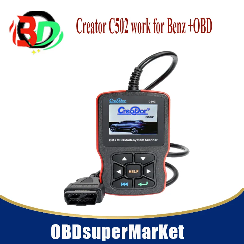 Считыватель кодов последней версии creator C503 Многофункциональный сканер V w + OBD C502