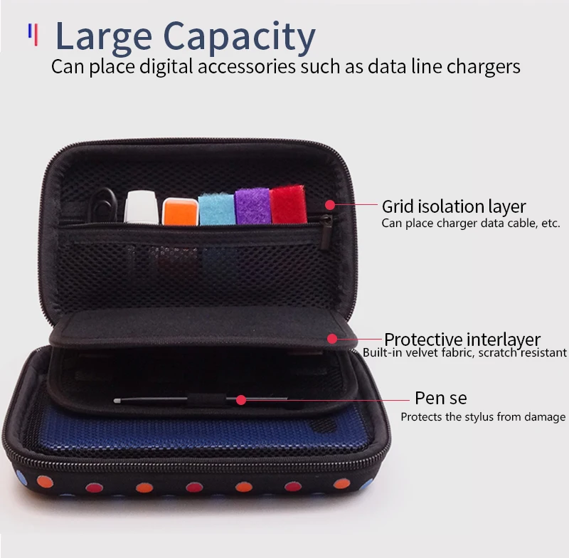Дорожная Защитная сумка для 3DS XL LL EVA, кошелек для хранения для NAND 3DS LL/XL 3DS New 3DS New 2DS XL, кабель для передачи данных