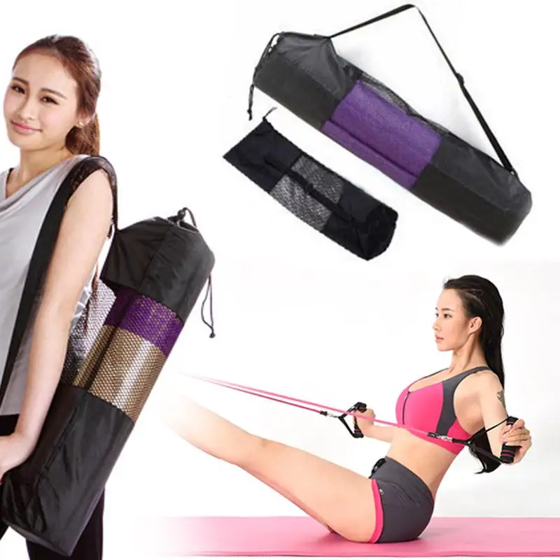 

Center Sport Tool Yoga Mat Bag Adjustable Convenience Nylon 1PCS Portable Mesh
