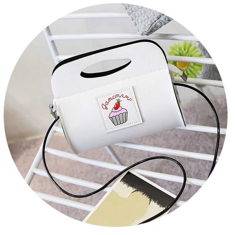 Модная Корейская женская сумка через плечо дамская сумочка из искусственной