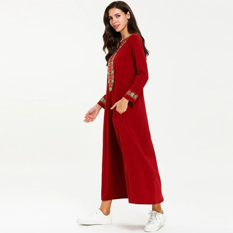 Абая для женщин Кафтан абайя Турция Ислам Мусульманское Платье Jilbab Caftan Elbise Ramadan