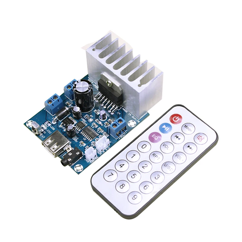 AIYIMA TDA7297 15 Вт + усилители мощности аудиоплата с MP3 WAV декодер не допускающий потерь