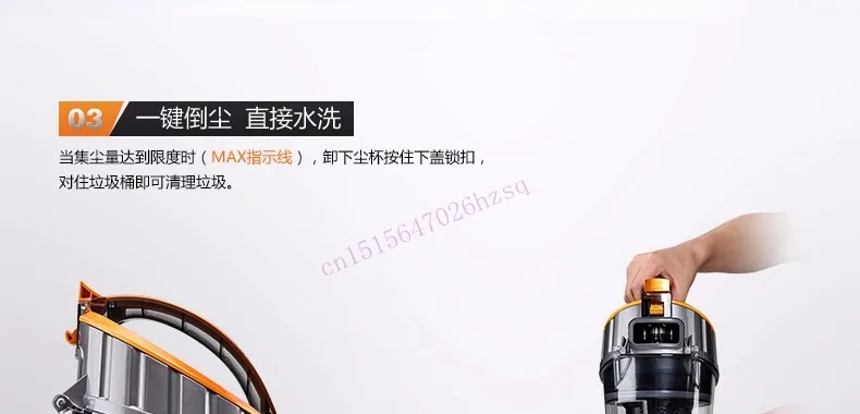 JIQI пылесос бытовой Ультра тихий Высокая мощность мощная маленькая машина супер большой всасывания не нужно сгибать