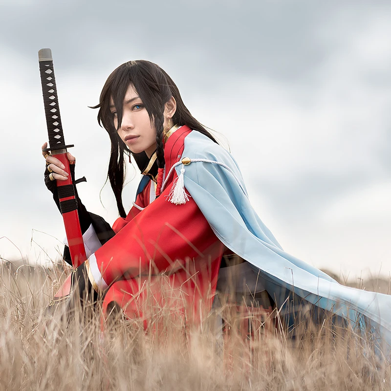 Игра Touken Ranbu Online izuminoki Kanesada косплей костюм полный набор Самурайские Кимоно костюмы Хэллоуин Карнавальный Костюм