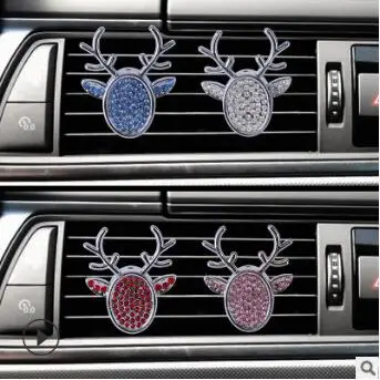 God-speed Cartoon Deer Aromatherapy Clip Mix Styles Auto Air Vent Freshener Car Accessories Car Air Fragrance & Deodorant HA160