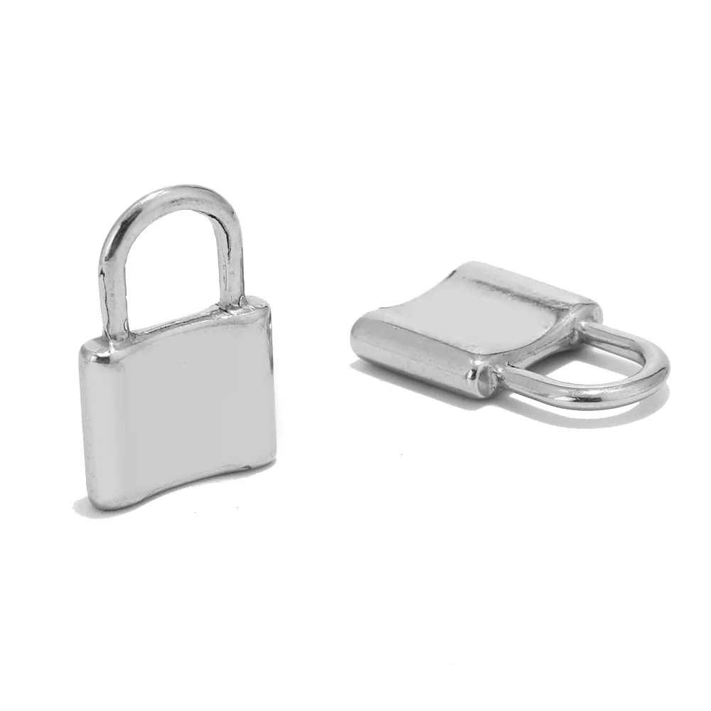 316L ожерелье из нержавеющей стали с твердым замком Подвески ручной работы