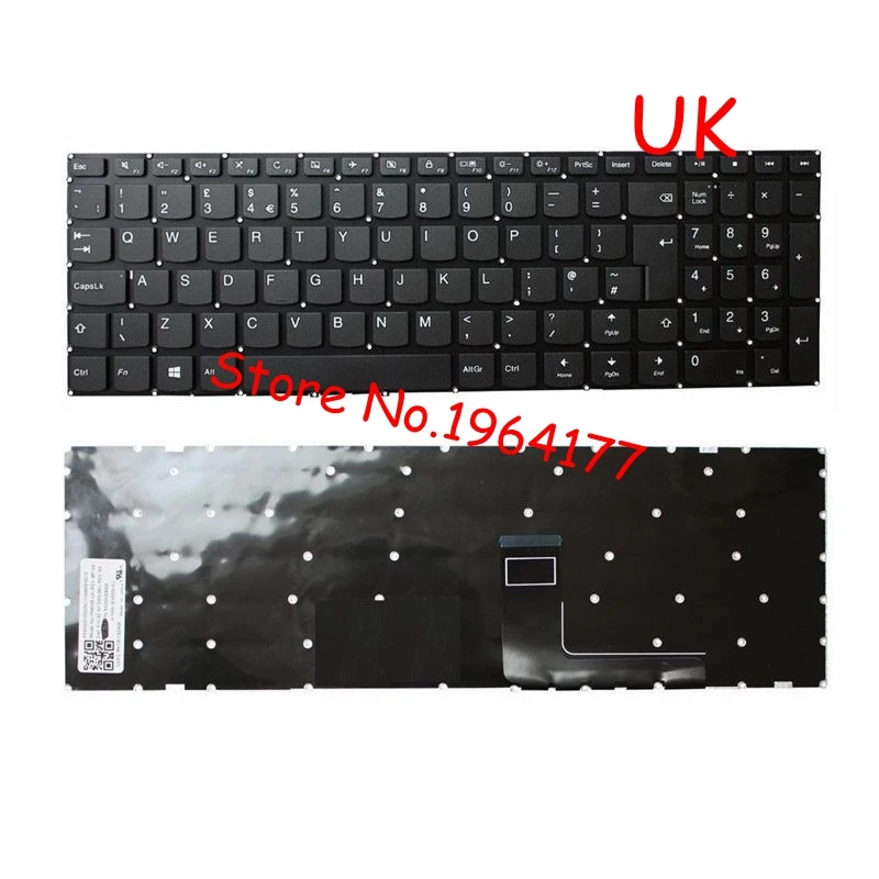 new for Lenovo IBM Yoga 310-15 510-15 310-15ISK 510-15ISK 510-15IKB UK PM5NR-UK SN20K82487 SN20K93009 BLACK | Компьютеры и офис