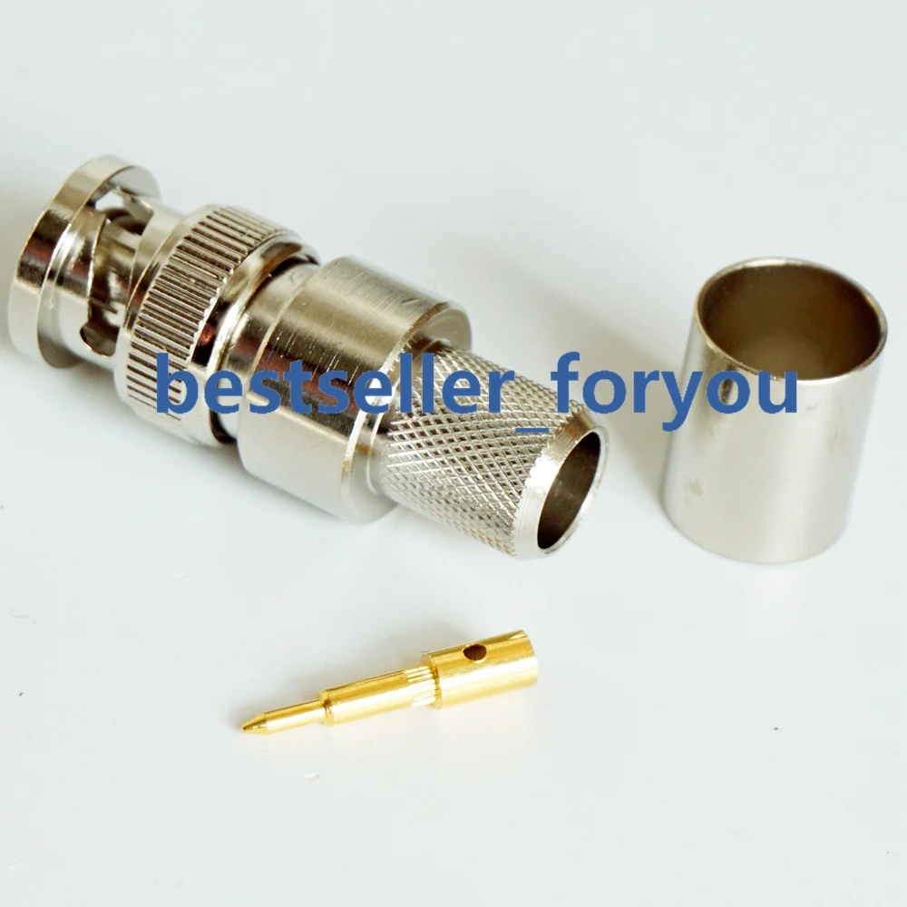 BNC male Q9 plug crimp для RG8 RG213 LMR400 RG214 кабель прямой RF соединитель | Обустройство дома