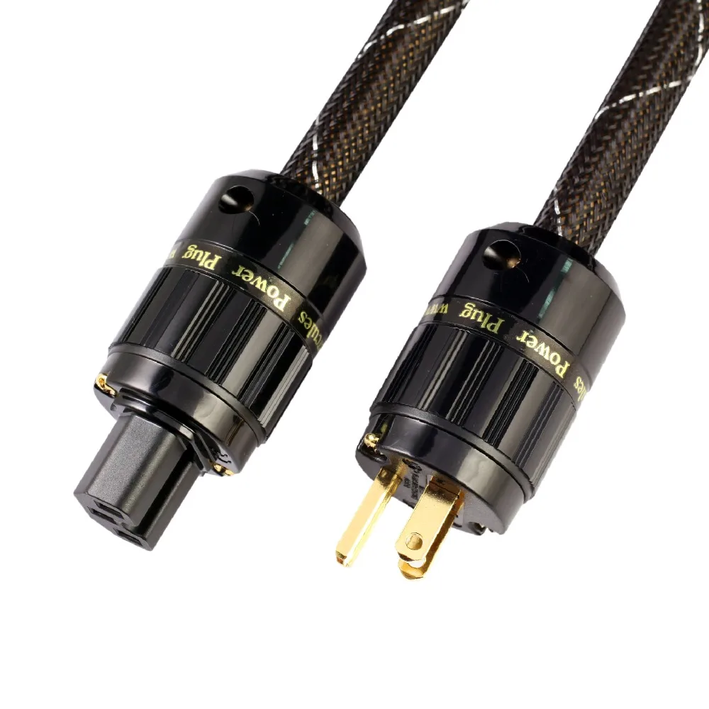 HiFi MPS 99.9997% OCC 24K позолоченный кабель питания c13 US акустический аудио усилитель cd