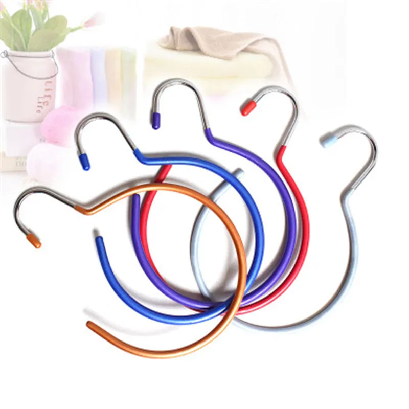 Модные многофункциональные круглые вешалки для одежды шарфов полотенец