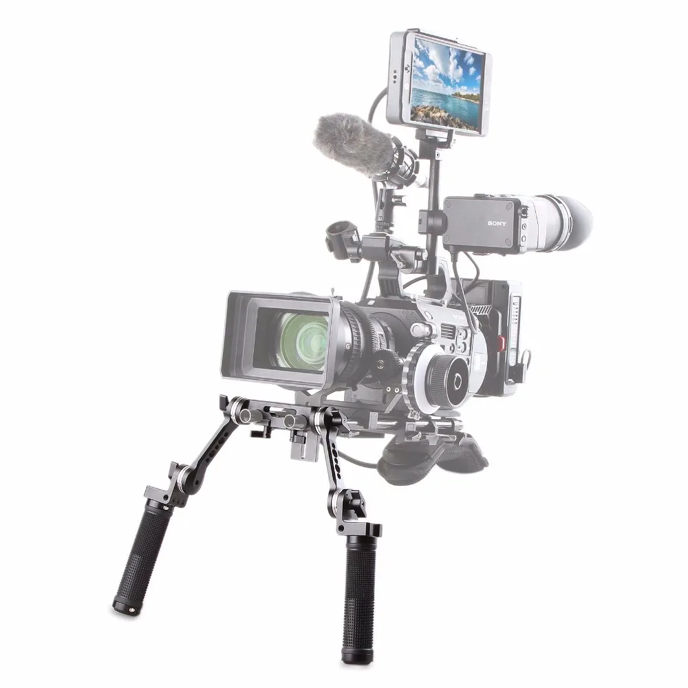 Набор ручек SmallRig Arri Rosette с 15 мм зажимом для удочки для сыра и короткой руки для крепления на плече DSLR стабилизирующая система-2002