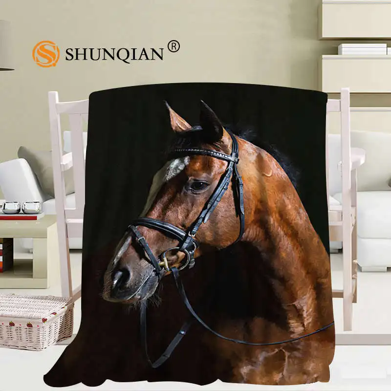 ?? カスタム馬サンゴ毛布旅行ソファfalafel毛布ソフトふわふわ暖かい 56 × 80 インチ 50X60inch 40X50inch