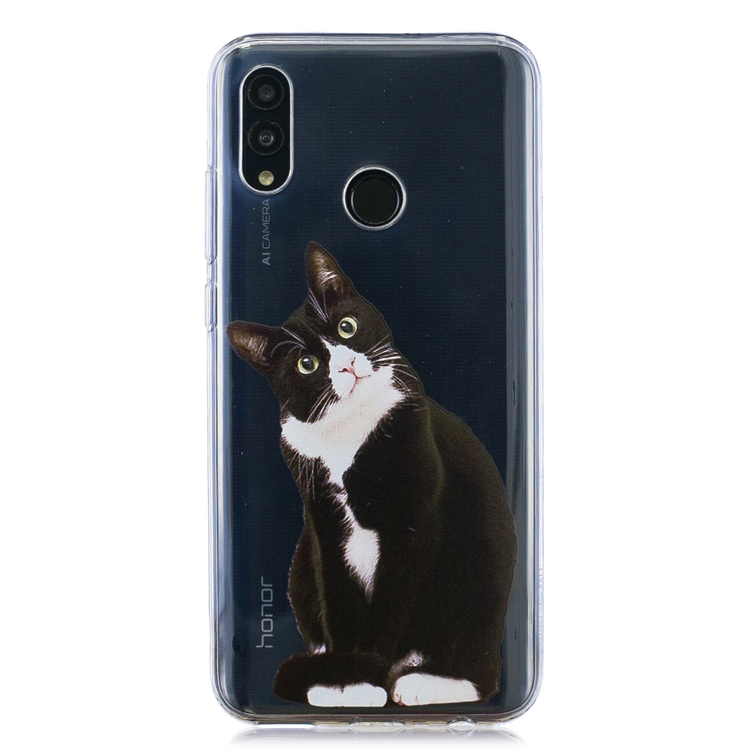 Чехол с забавными животными для huawei honor 10 lite p smart 2018 мягкий чехол s чехлы задняя