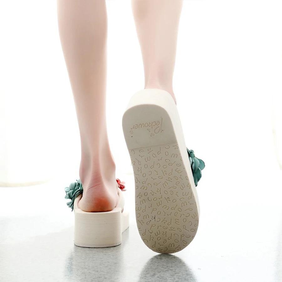 Chanclas/шлепанцы ручной работы с большим жемчугом женские модные пляжные вьетнамки