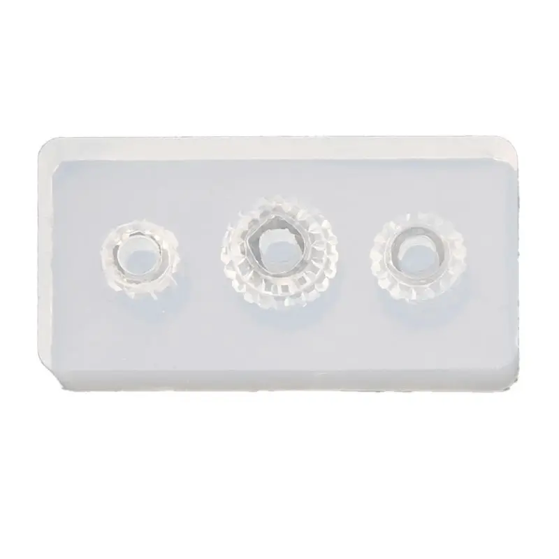 

Silicone Mold Large Hole Bead Charm Add-a-Bead Bracelet Resin Art DIY Jewelry Craft Tool