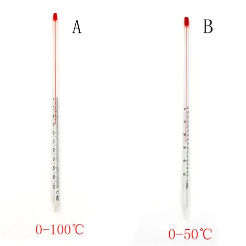 0 50/100 градусов по Цельсию Стекло термометр самогон лаборатория красный заполнены