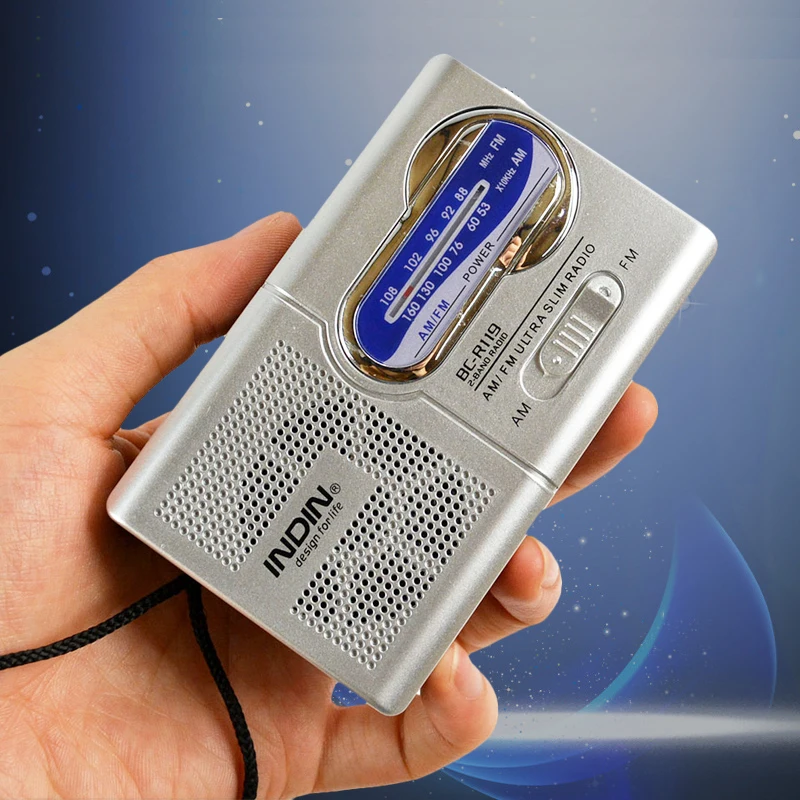 Мини Портативный AM FM телескопическая Телевизионные антенны Радио DC 3 В мир