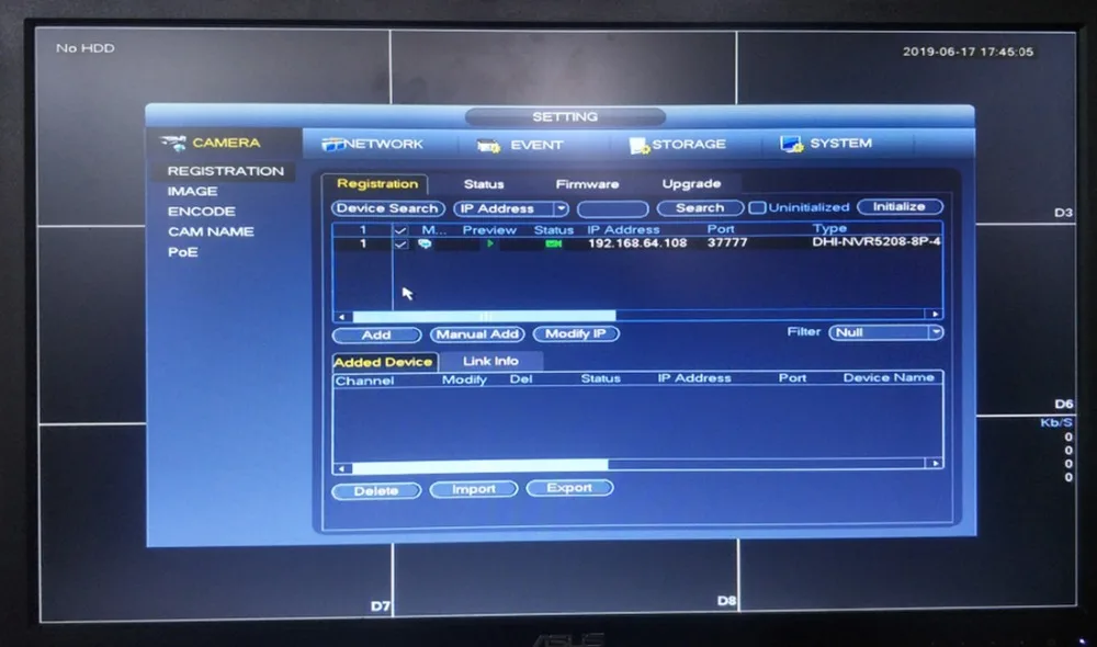 Dahua NVR 4K 8CH видео рекордер NVR5208-8P-4KS2 tripwire распознавание лица 8 POE 4K& H.265 до 12mP 3D AI поиск