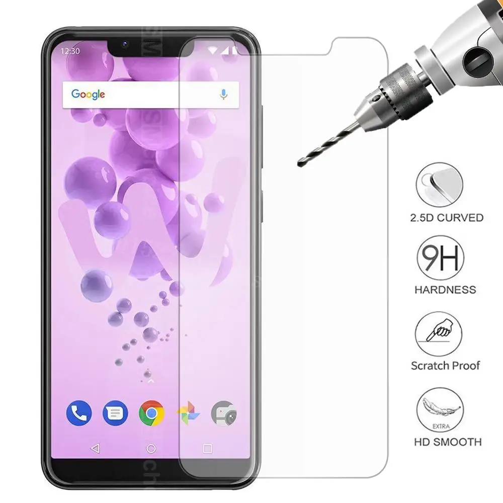Ультратонкое закаленное стекло HD 9H для Wiko view 2 GO защита экрана телефона 8|Защитные