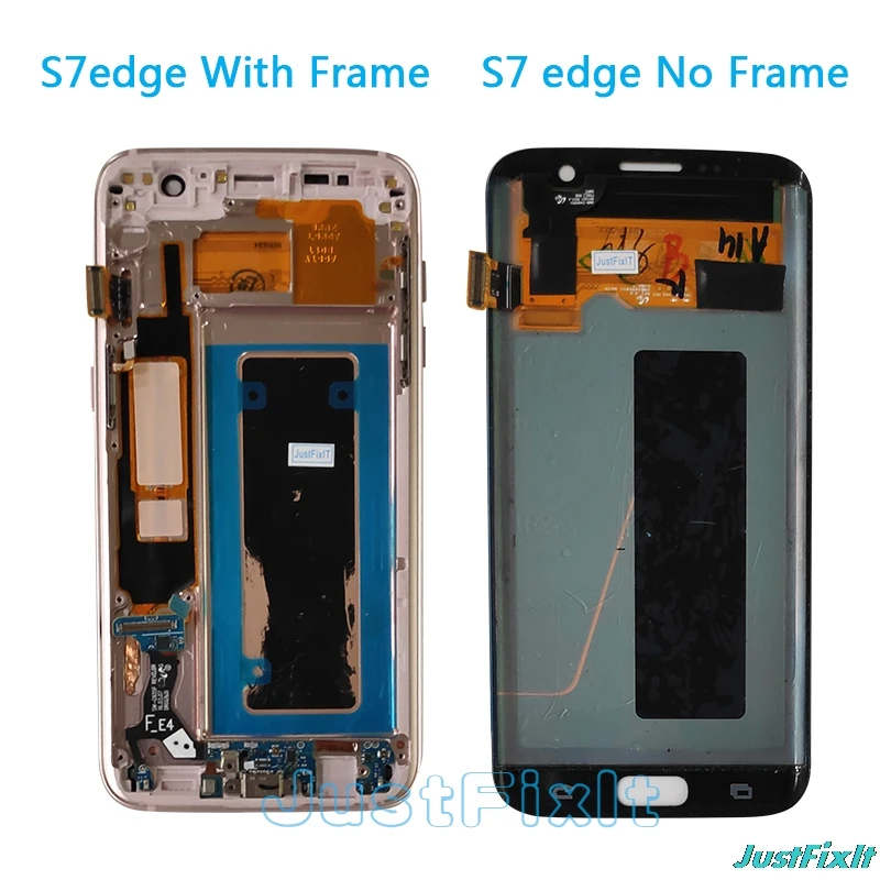 Для Samsung Galaxy S7 Edge G935F G935FD сгорающий ЖК дисплей с сенсорным экраном дигитайзер 5