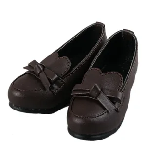 Обувь для кукол wamami, 122 #14, в коричневом цвете, с бантом, для шарнирных кукол