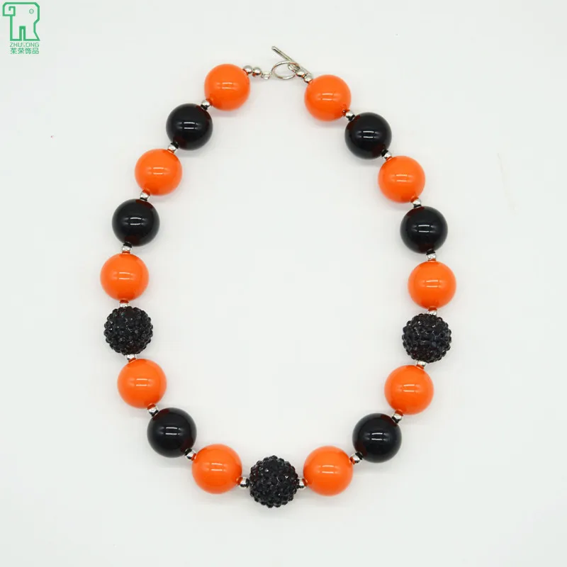 

Bead Chunky Necklace Kids Little Girls Baby Toddler Halloween Bubblegum Necklace Jewelry Children Party Dress Up