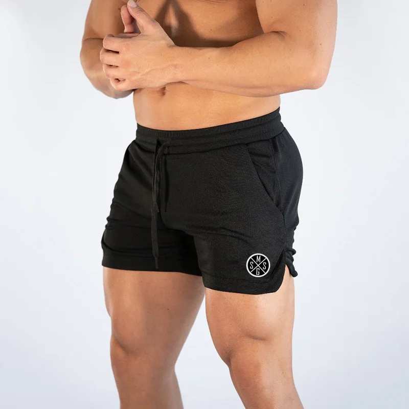 Мужские спортивные шорты для фитнеса Muscleguys сетчатые быстросохнущие дышащие