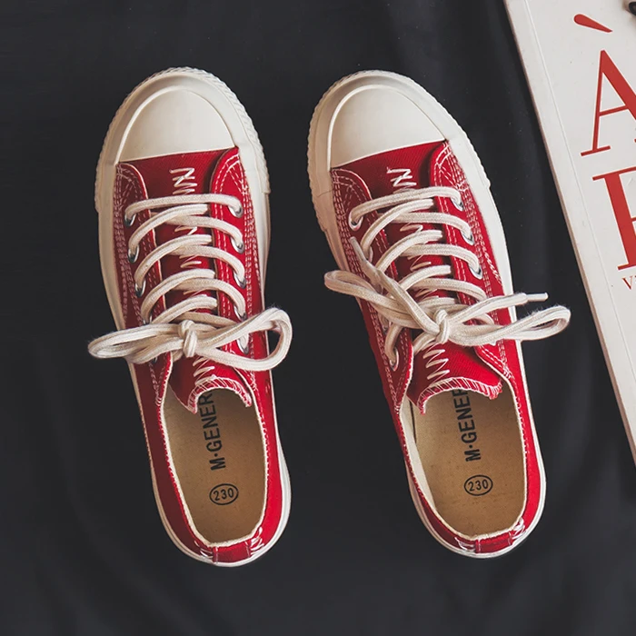 Парусиновая обувь весенняя для студентов 2018 Новая модная повседневная девушек