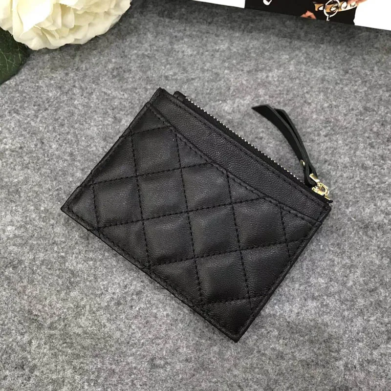 ACL-09 black San Maries из овечьей кожи кредитный держатель для карт из натуральной кожи ID держатель для карт s Бизнес ID кошелек Тонкий кошелек унисекс - Цвет: ACL-09 black