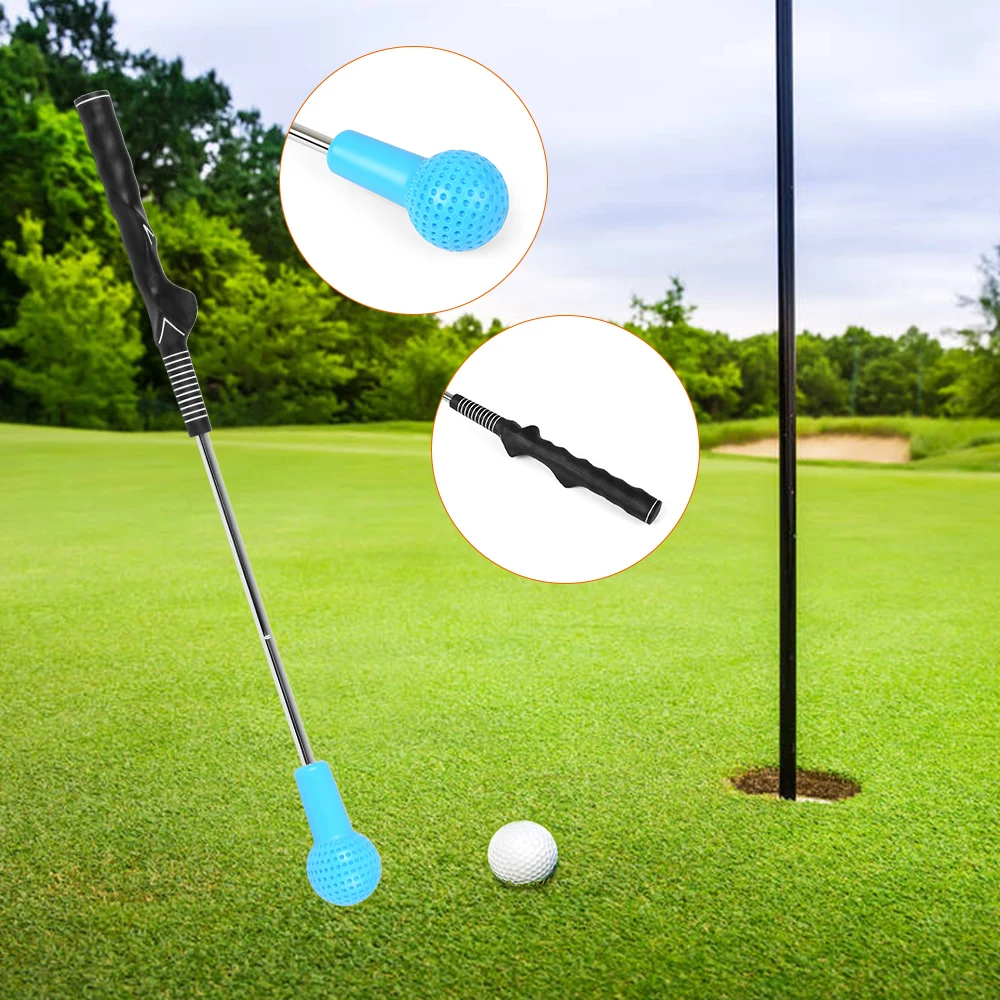 

61cm Golf Swing Training Aid Golf Warm-up Rod Practices Golf Stick for Adults Golf Swing Trainer Golf Accessories