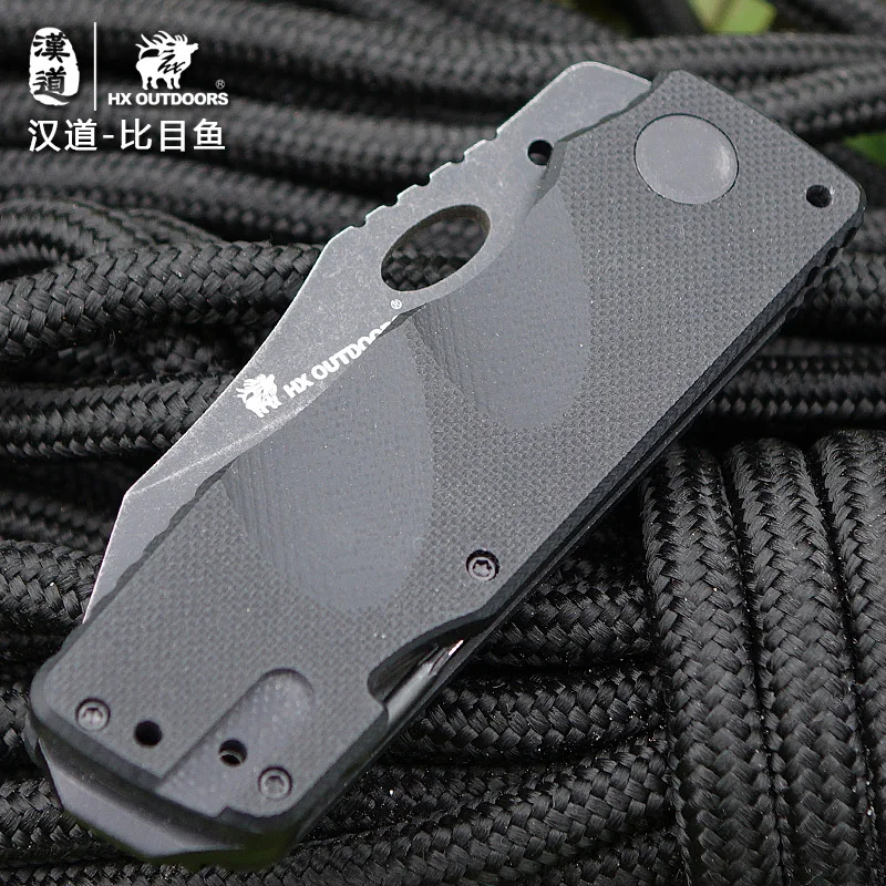 Складной нож HX D2 Blade G10 походные ножи для выживания Многофункциональный
