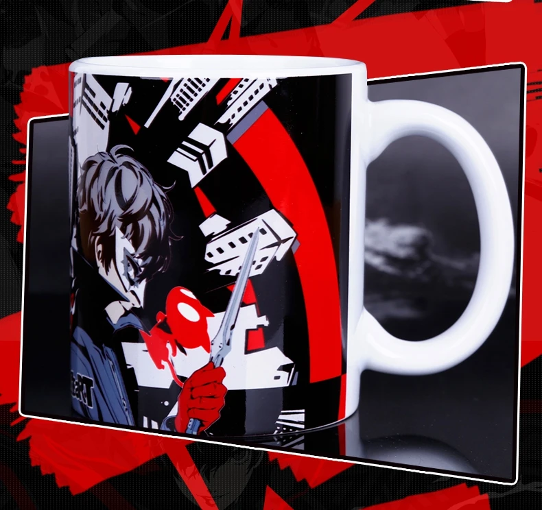 Аниме JK Persona 5 P5 Акира Курусу Джокер Рен Амамия Косплэй кружка Керамика пить воду с отметками подарок
