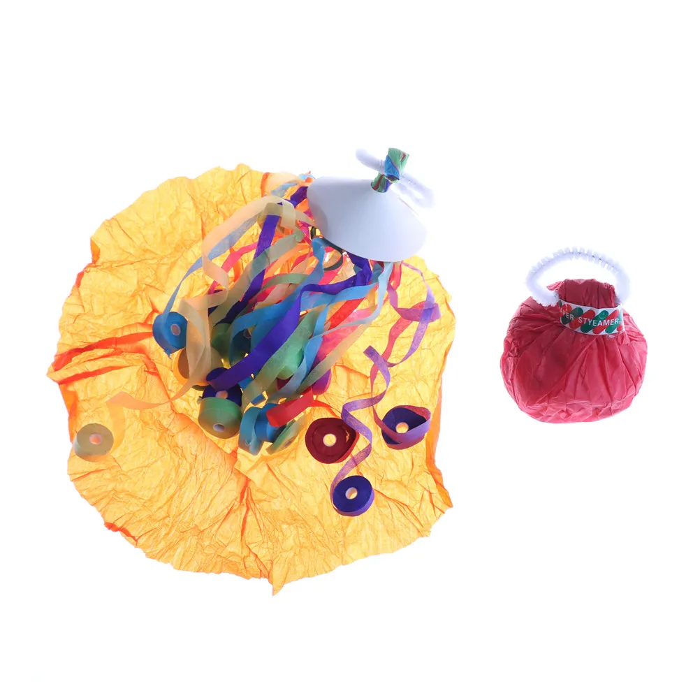 3 шт. реквизит для сцены Spider Silk Throw Streamers смешанные цвета чашка волшебный