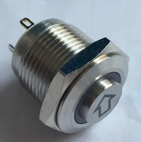 ONPOW 16 мм вытравленная стрелка с высокой головкой подсветкой кнопочный