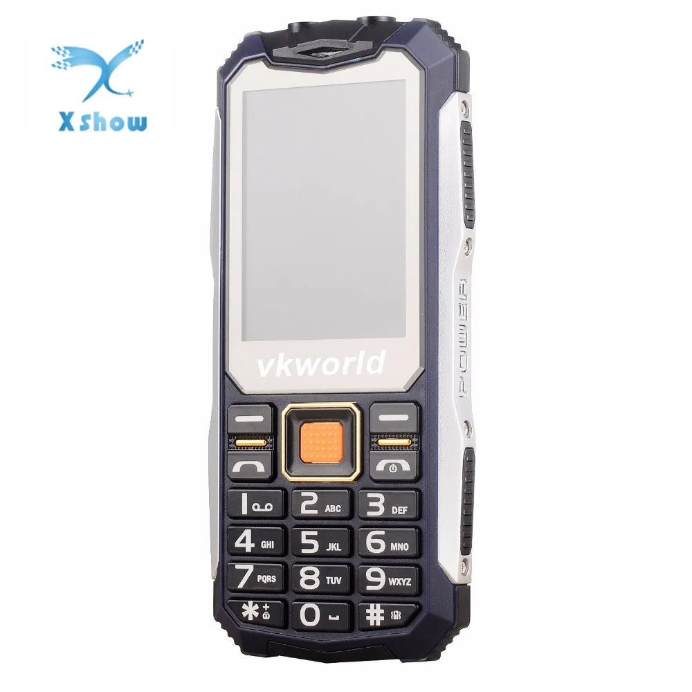 Оригинальный vkworld камень V3S 2 4 дюймов мобильный телефон GSM FM русская клавиатура на