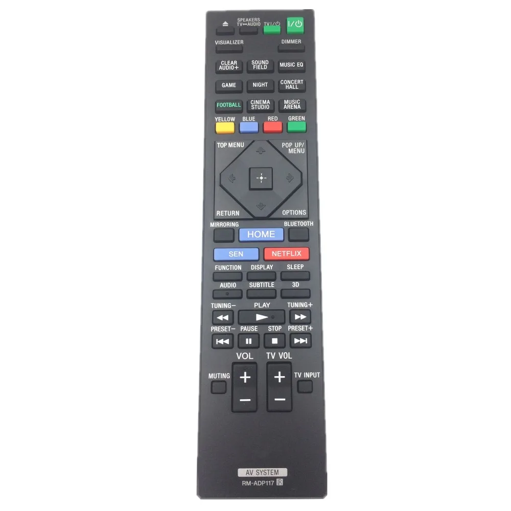 RM-ADP117 пульт дистанционного управления для SONY BDV-N5200W диск blu-ray Система домашнего кинотеатра HBD-N7200W компонент диск Blu-Ray DVD приемник