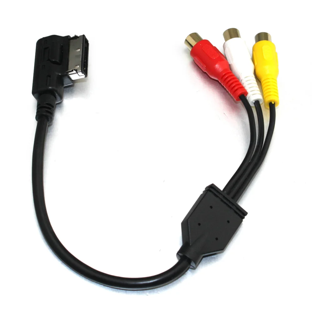Автомобильный переходник AtoCoto с 3 RCA на MMI интерфейсом AMI Кабельный адаптер для Audi A3