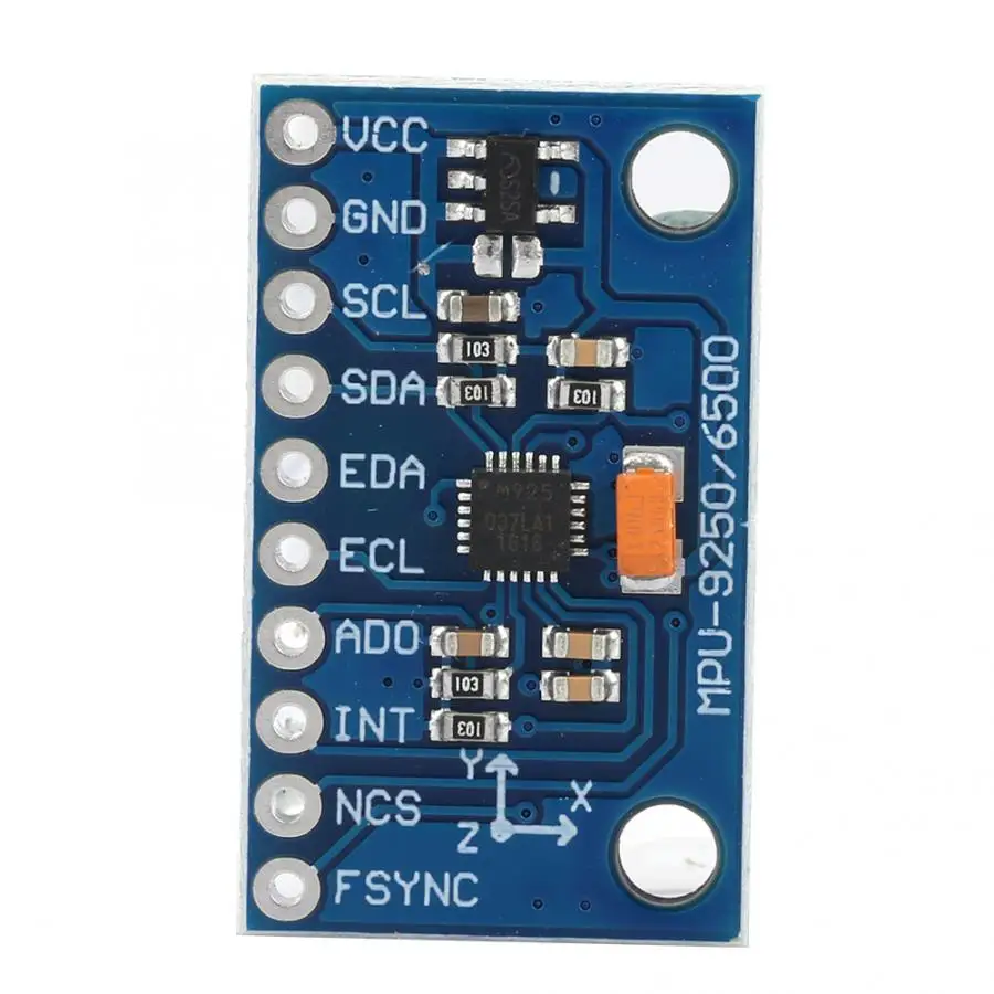 MPU-9255 GY-9255 9-осевой 16-битный магнитный датчик ускорения гироскопа 3 ~ 5 В |