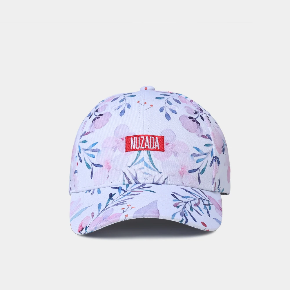 NUZADA Ms Fresh Style Snapback Embroidery Letter LOGO Women Baseball Cap Printing 3D Spring Summer Autumn Hat