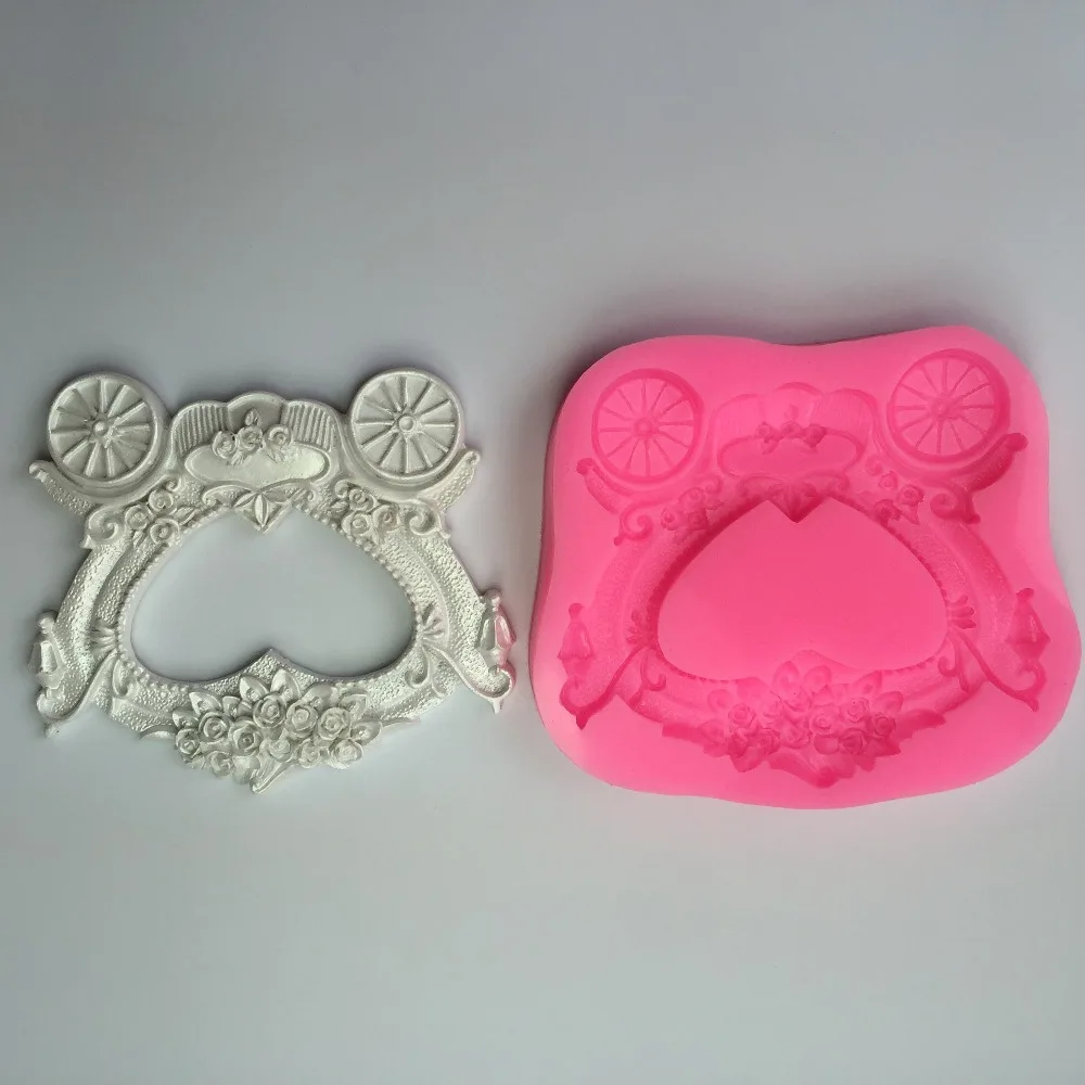 Рамка для свадебной кареты детская фоторамка креативная Свадебная силиконовая