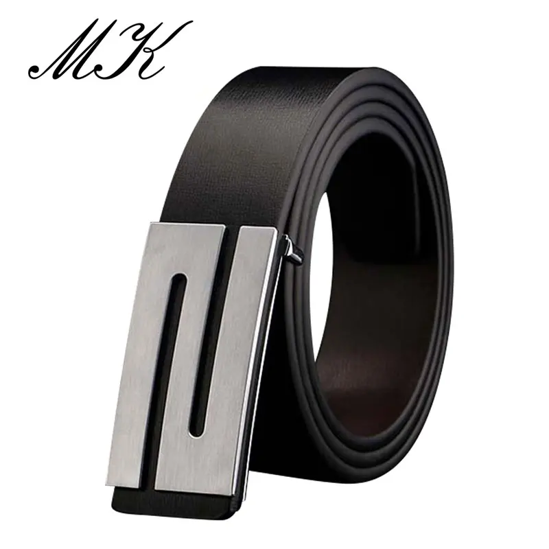 Luxury Leather Belts for Men Reversible Belt Fashion S Letter Smooth Buckle Luxury Brand Designers Men's Belt
