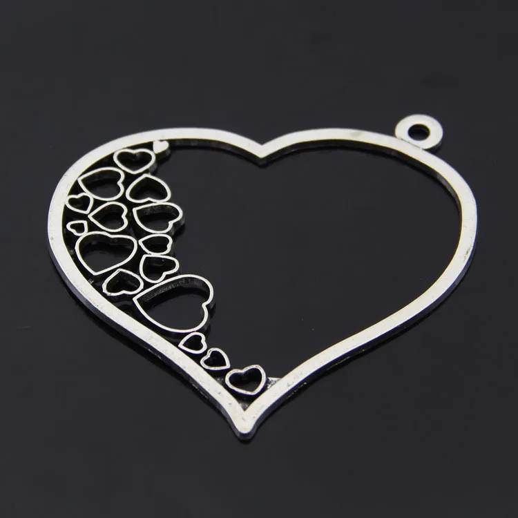 

Daisies Latest Fashion Alloy Charms Pendant Heart Shape 11*9mm Jewelry Making DIY Handmade for Necklace Bracelet 20pcs/lot