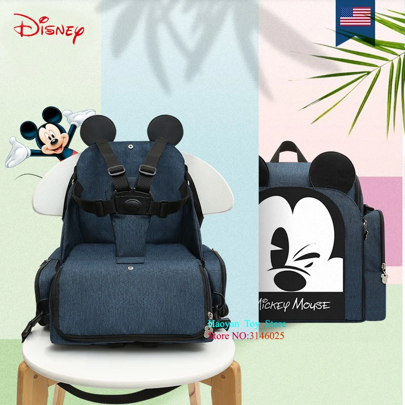 Disney сумка для обеденного стула рюкзак улицы многофункциональная подгузников