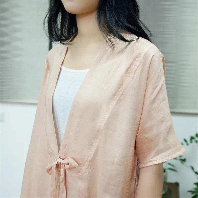 SCUWLINEN Vestidos 2019 Новый Для женщин летнее платье Глубокий v-образным вырезом лук