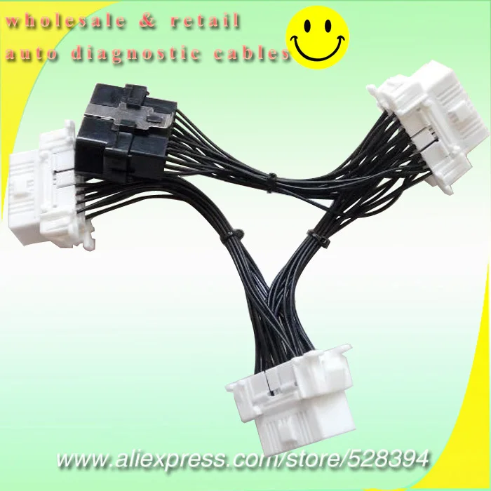 Удлинительный кабель FINETRIP OBDII OBD II OBD2 2 сплиттер диагностический разъем 16 P с