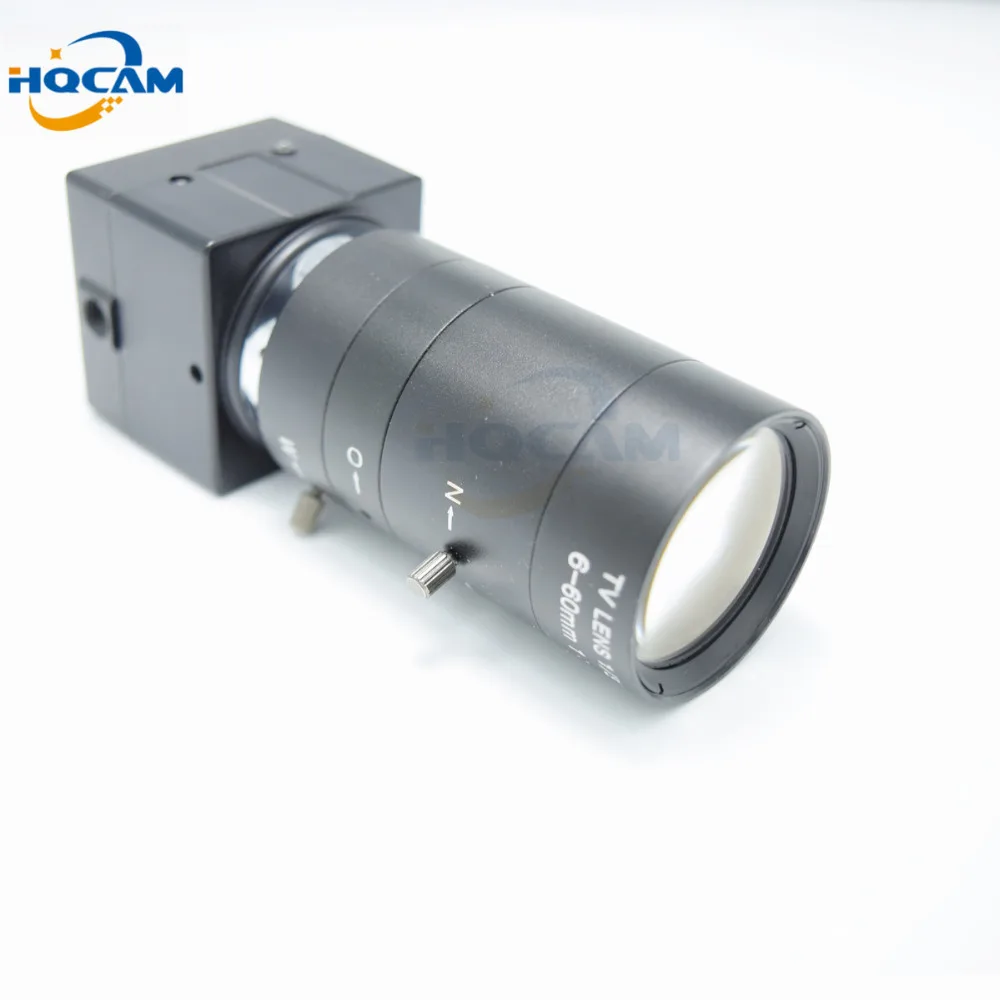HQCAM 1080P 6 60 мм ручной варифокальный зум объектив Мини USB камера CMOS MI2010 видео