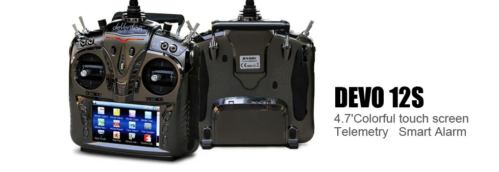 Original Walkera DEVO 12S 2.4 GHz 12-channel transmitter + receiver RX1202 Aluminum Carry Case | Игрушки и хобби